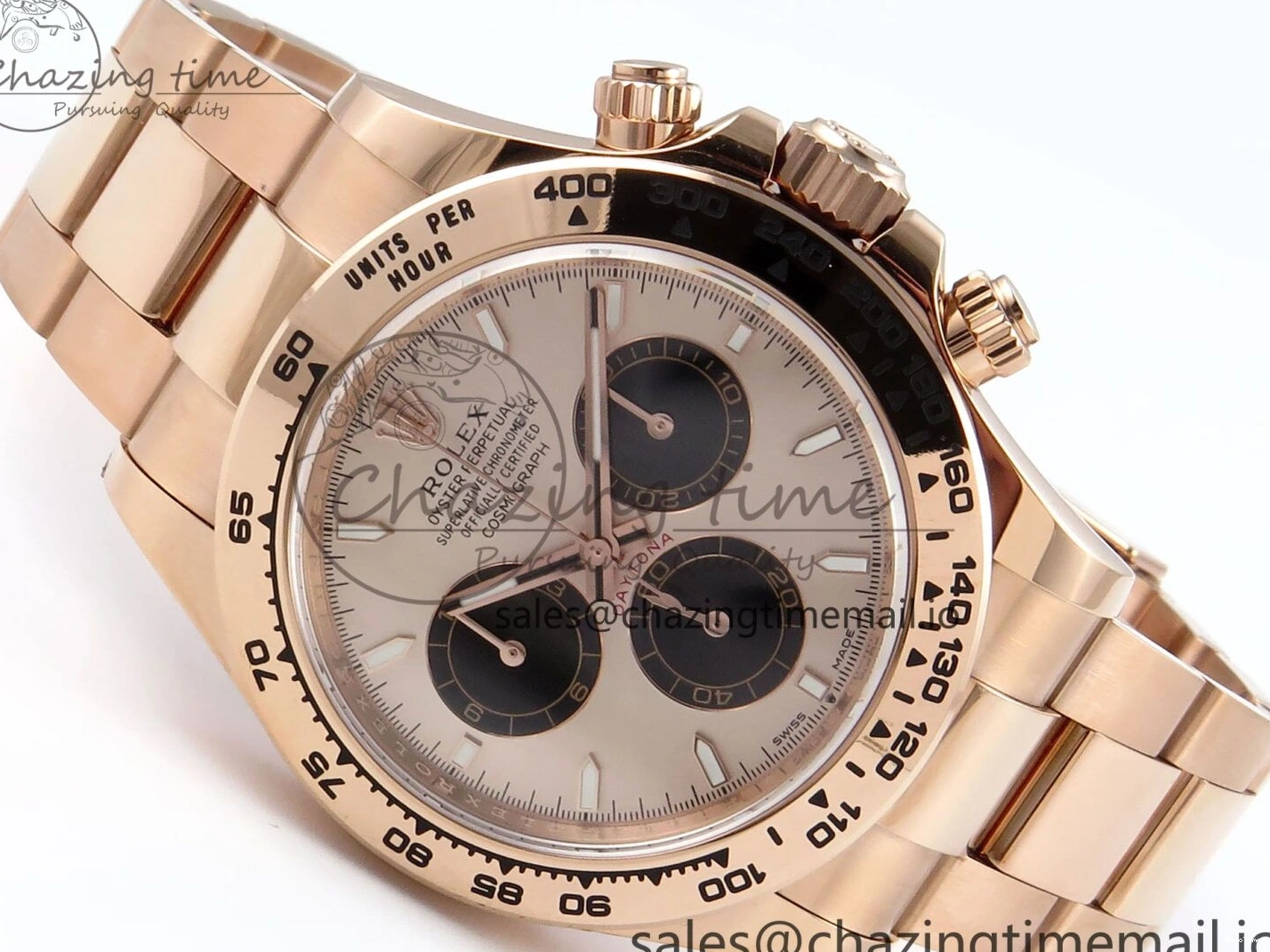 MiroTime 0507 Daytona 126505 APSF 1:1 Best Edition RG Black Dial on RG Braclet SH Sporty 730